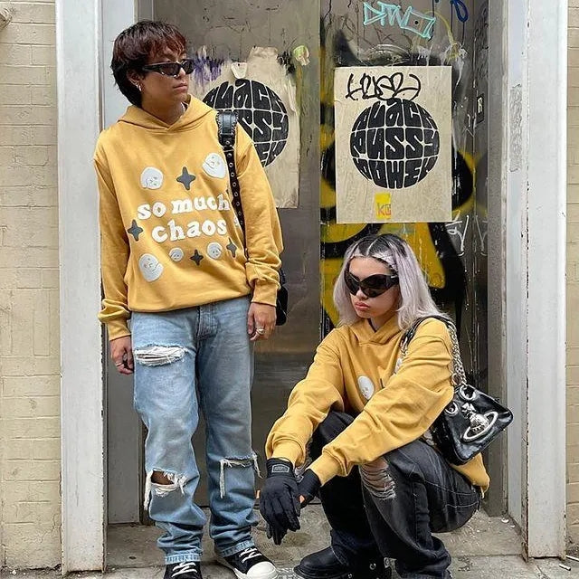 Yellow hoodie