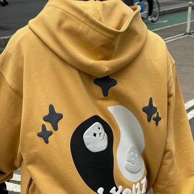Yellow hoodie