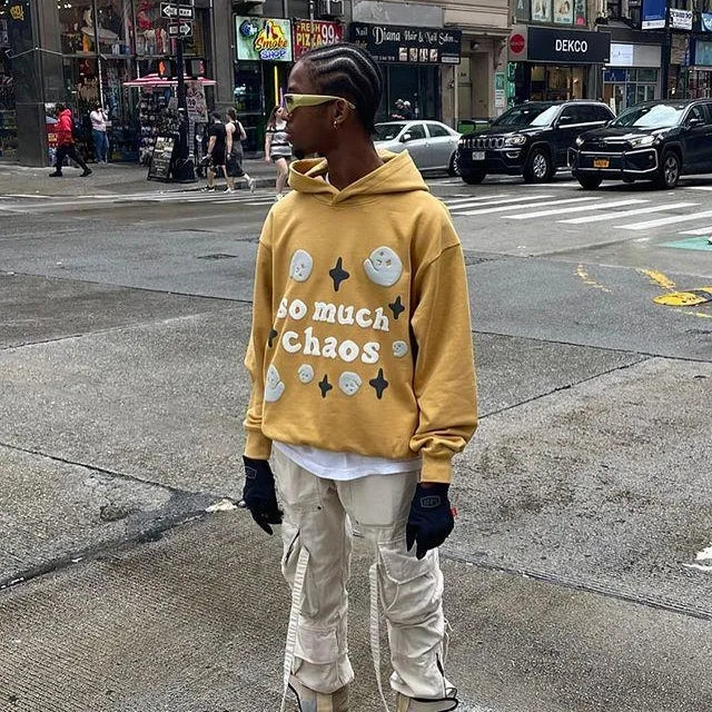 Yellow hoodie